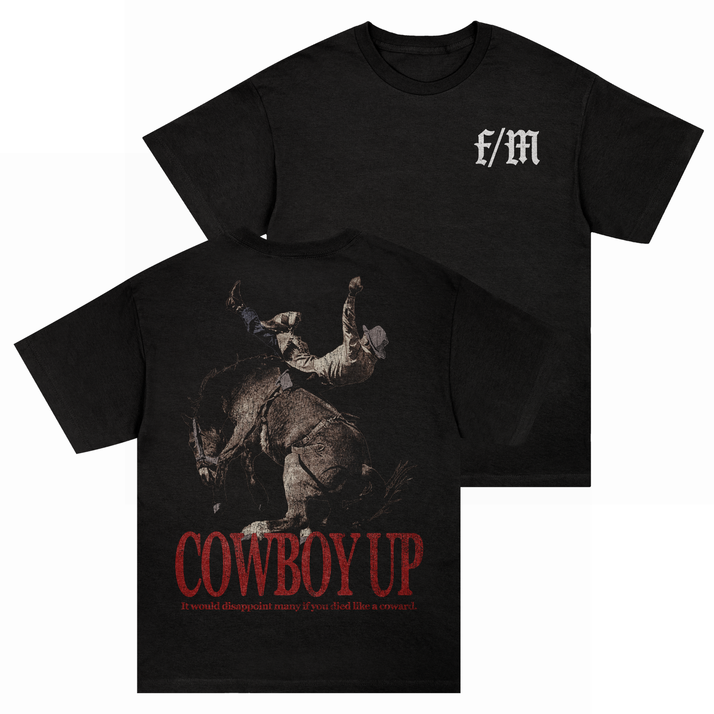 COWBOY UP - HEAVYWEIGHT TEE