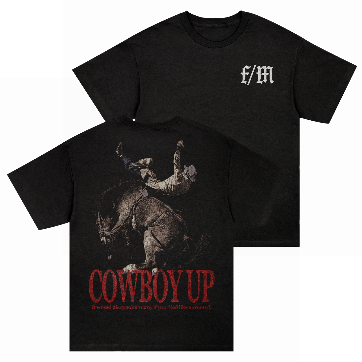 COWBOY UP - HEAVYWEIGHT TEE