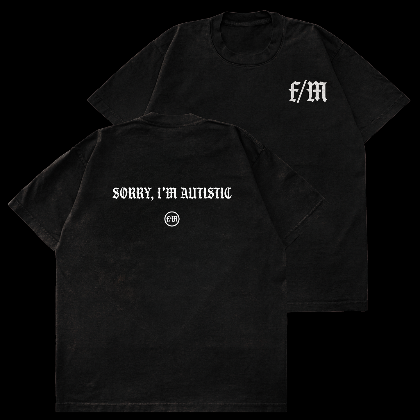 SORRY, I'M AUTISTIC - HEAVYWEIGHT TEE