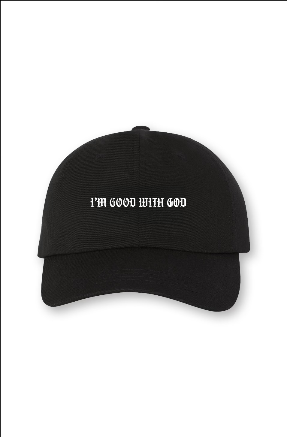 GOOD WITH GOD HAT