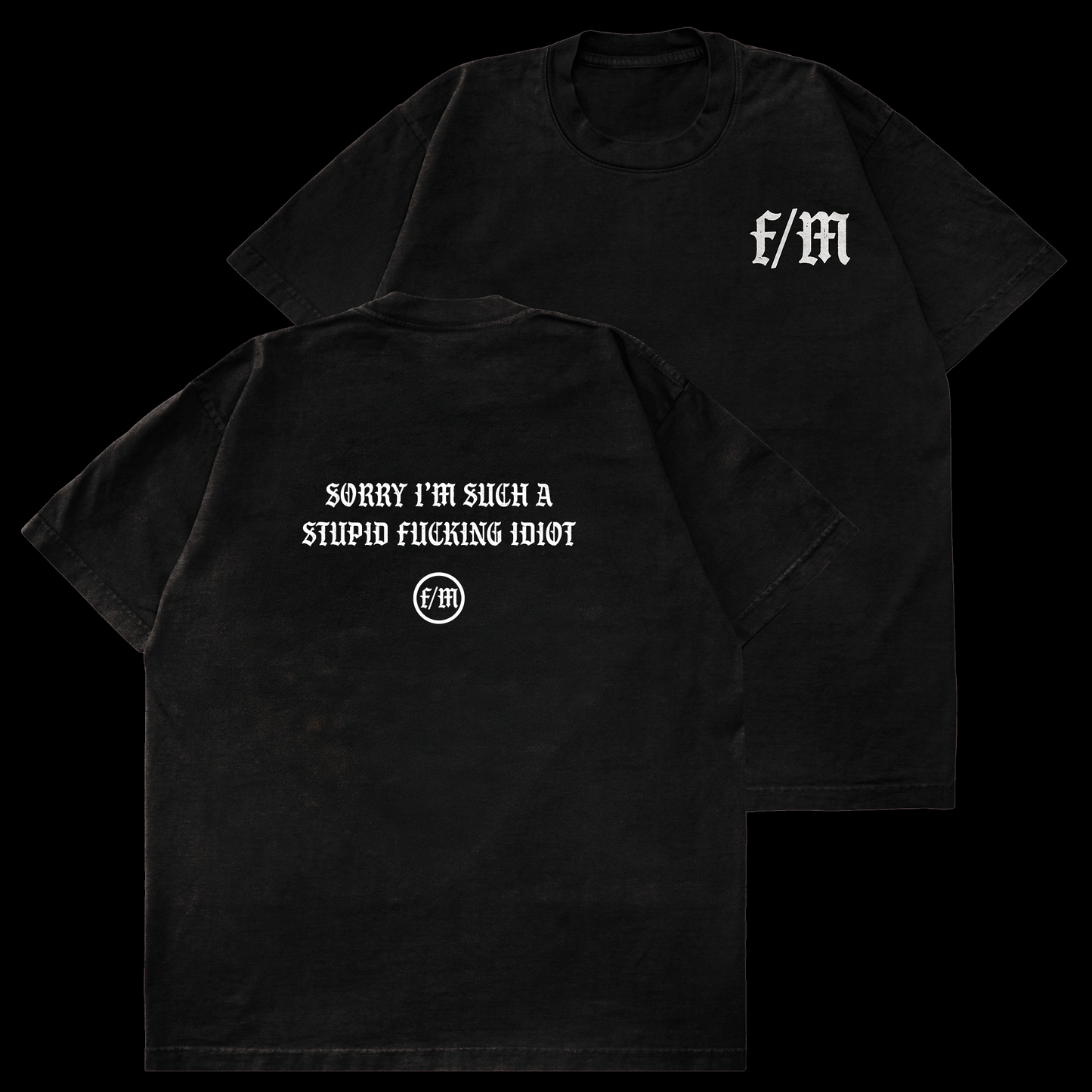 STUPID IDIOT - HEAVYWEIGHT TEE