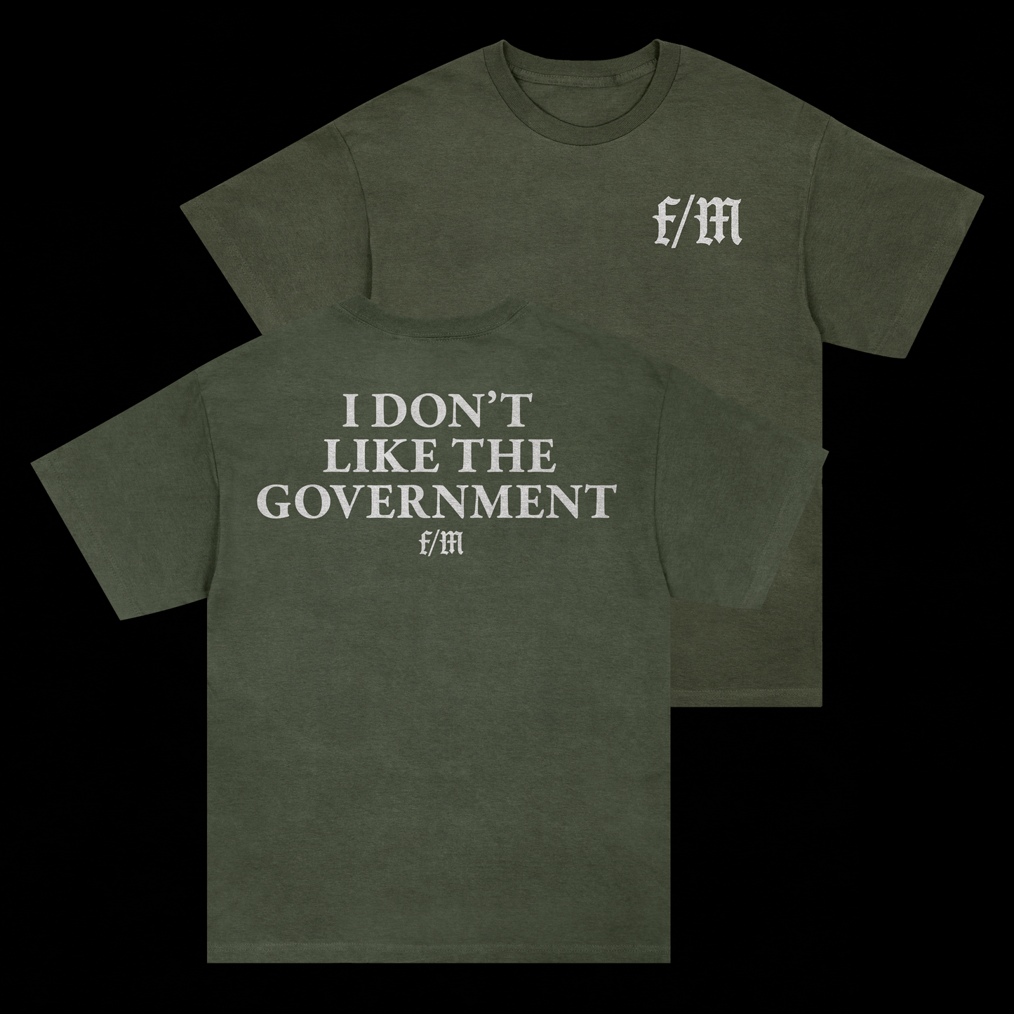 DON'T LIKE THE GOVERNMENT - HEAVYWEIGHT TEE